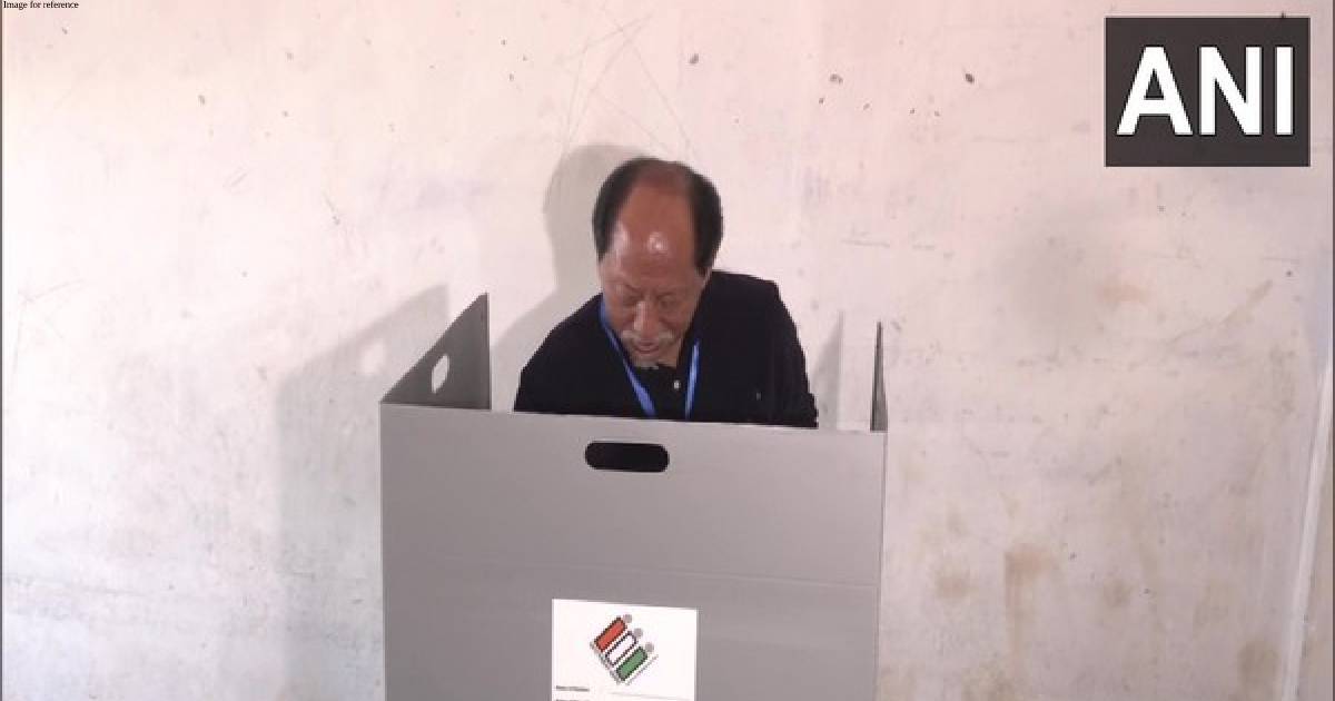 Nagaland Assembly polls: CM Neiphiu Rio casts vote in Kohima